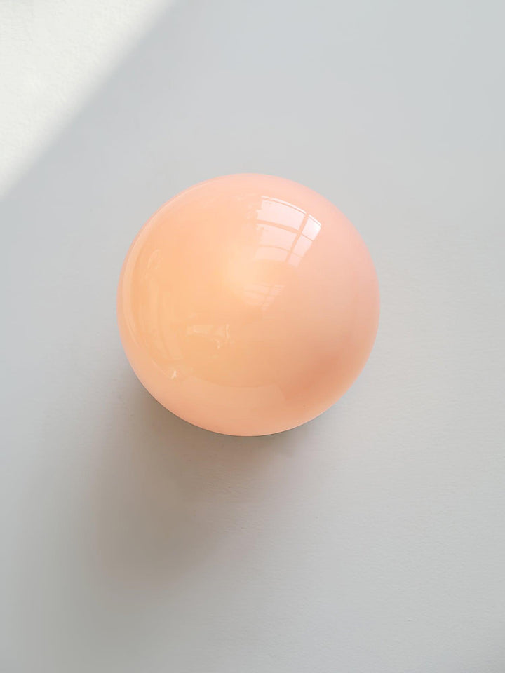 Moderne Rosa Glas Wandleuchte