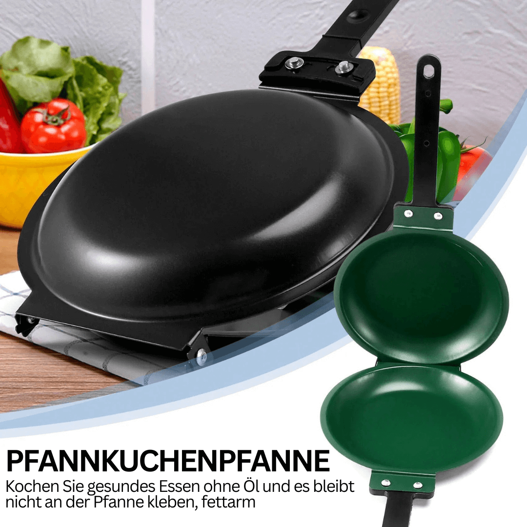 Doppelseitige Pfannkuchenpfanne Antihaft 19 cm