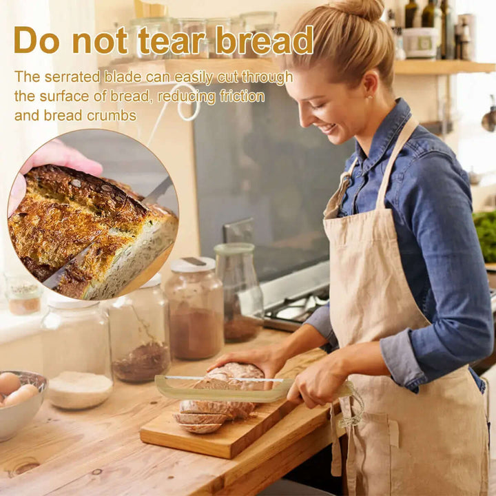 Brotmesser mit Holzgriff - Perfekte Scheiben