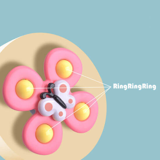 3er Set Saugnapf-Spinner - Spielspaß für unterwegs