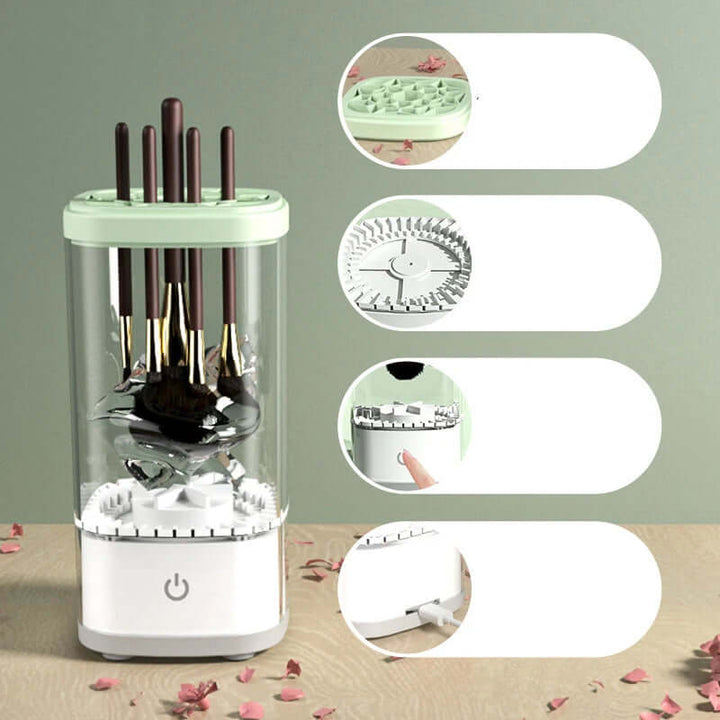 Autom. Make-up Pinselreiniger - Schnell & Hygienisch