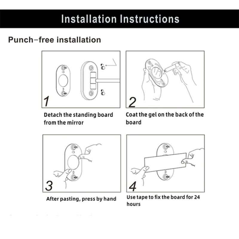 LED Kosmetikspiegel mit Vergrößerung