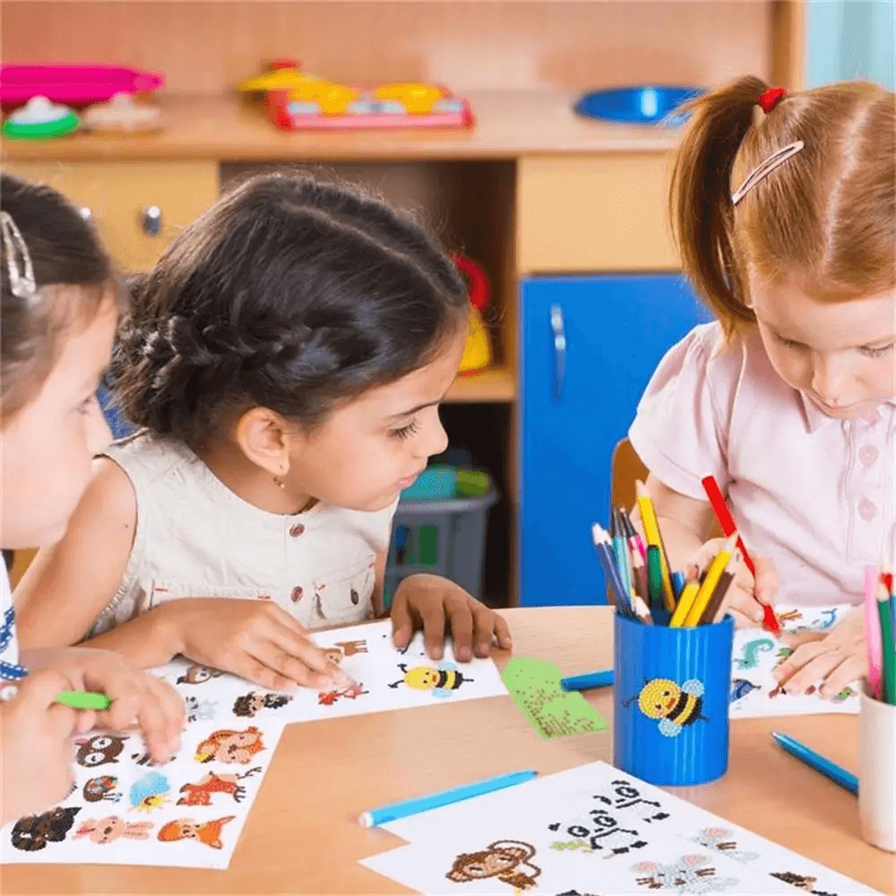 Diamant-Malset für Kinder - Kreatives DIY-Kunstwerk