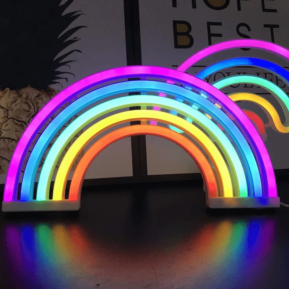 Regenbogen Nachtlicht Stimmungslampe LED Deko