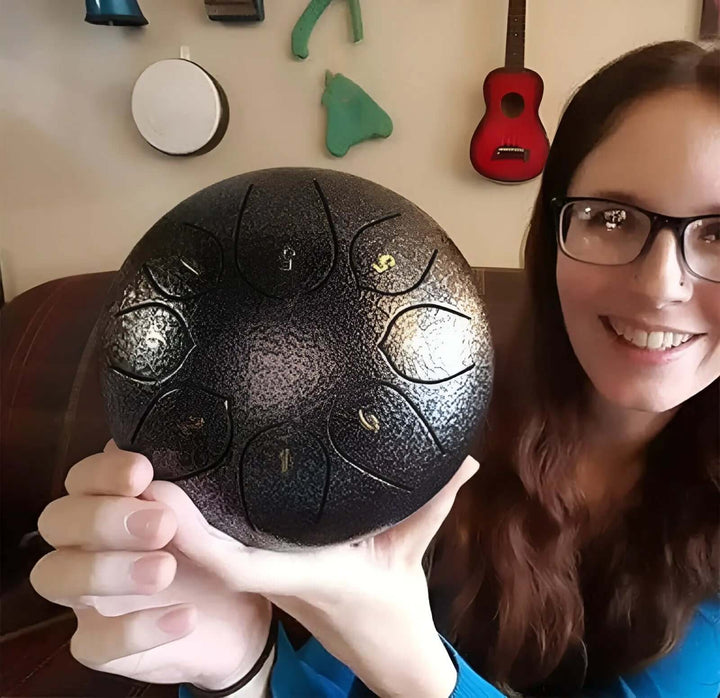 Entspannungstrommel aus Stahl - Regenklänge