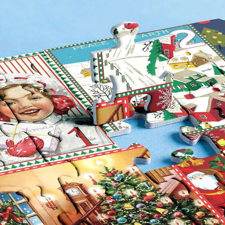 Weihnachts-Puzzle-Adventskalender