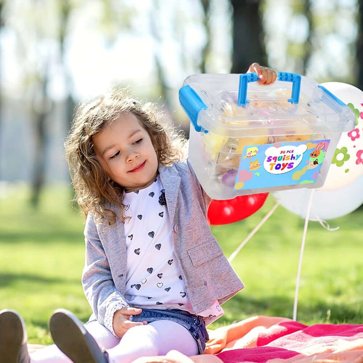 36 Niedliche Squishy Tiere - Stressabbau & Partyspaß