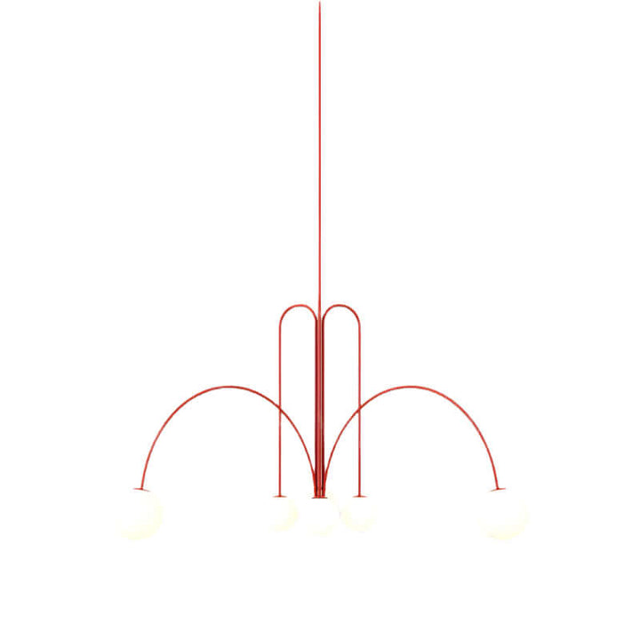 Elegante Pendelleuchte Glas & Metall