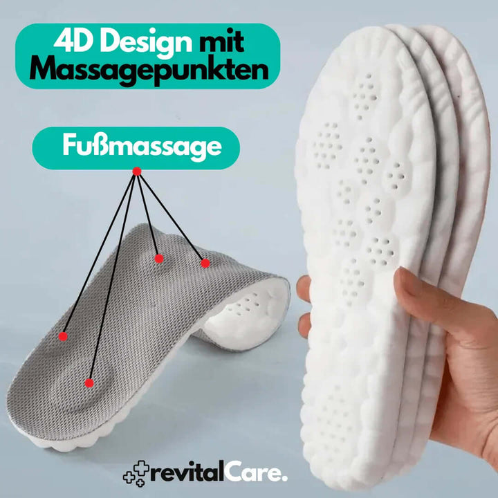 Komfort-Einlegesohlen 4D - Ergonomische Fußbetten