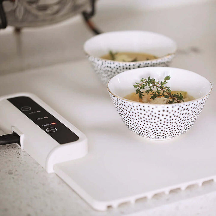 Faltbare Speisewärmematte - Elektrische Tellerwärmer