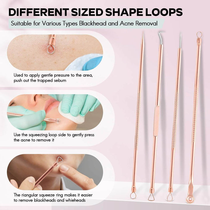 Mitesser Entferner Set Pickel Ausreinigen Werkzeug