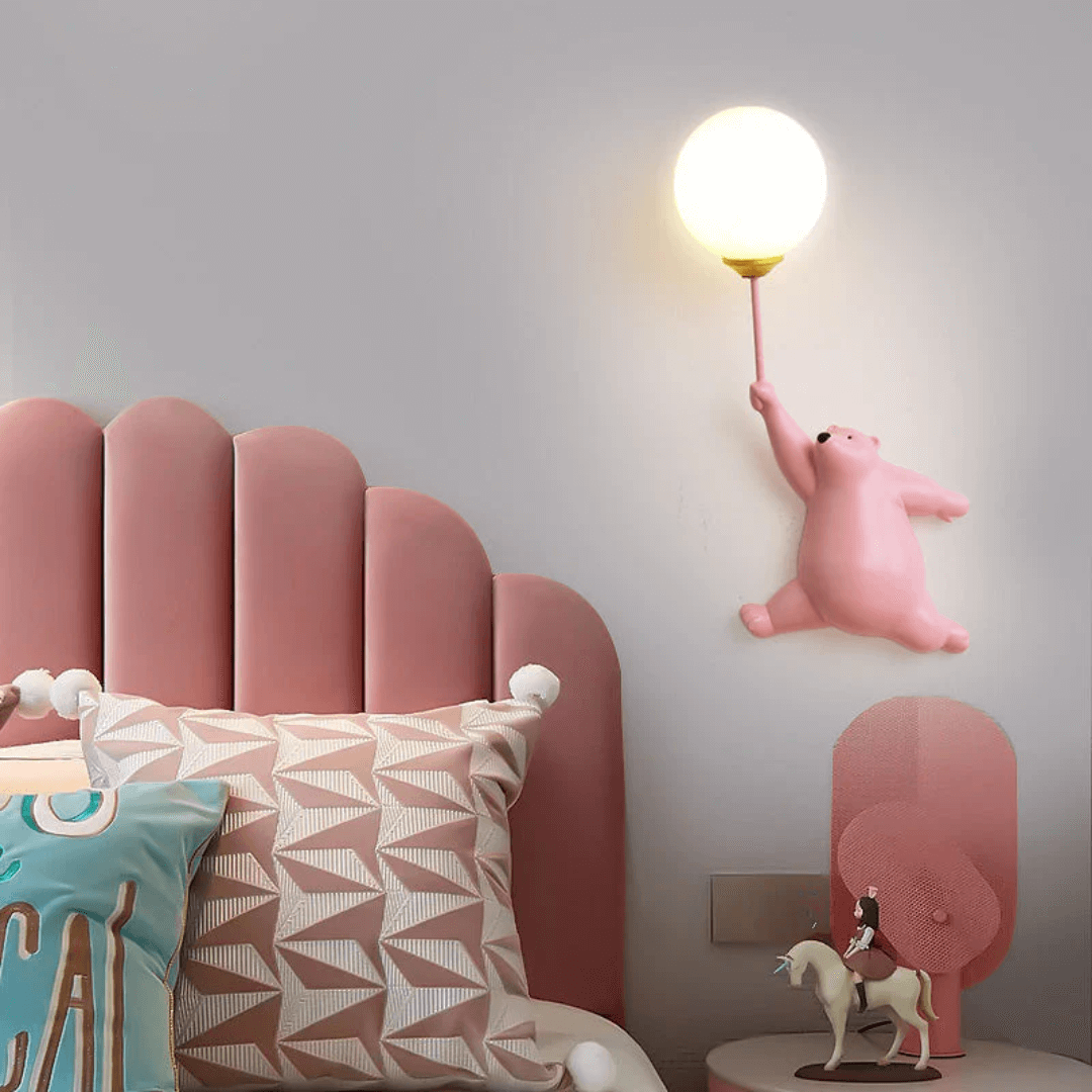 LED-Wandleuchte Bär Design Kinderzimmer