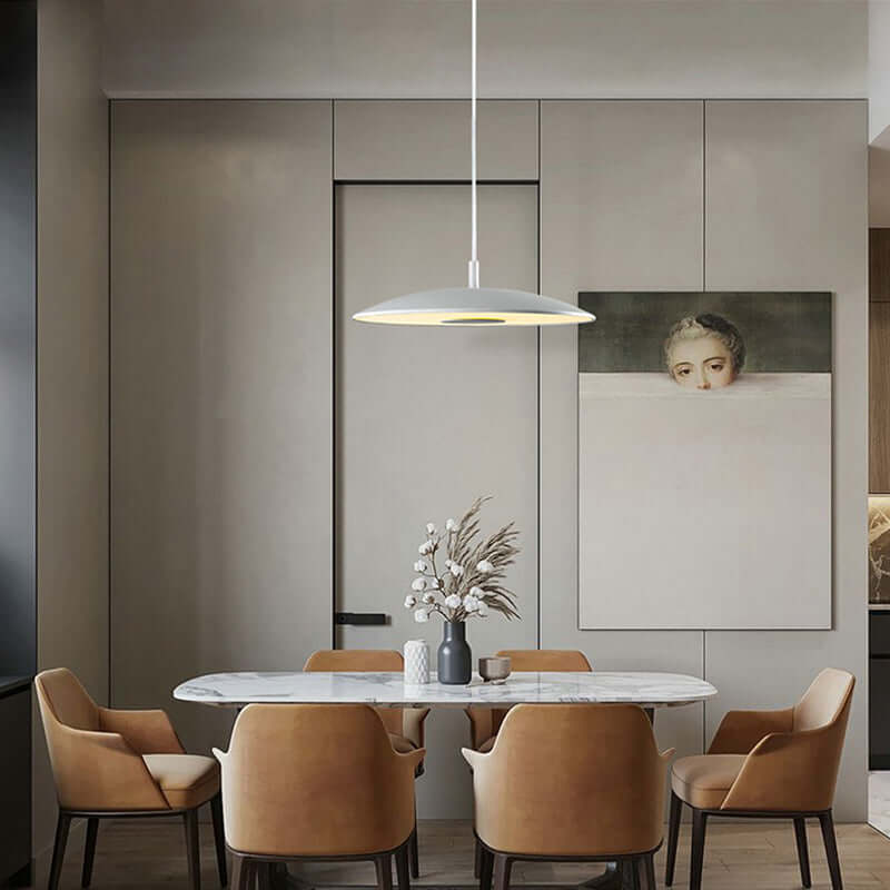 Moderne LED Pendelleuchte - Eisen Nickel