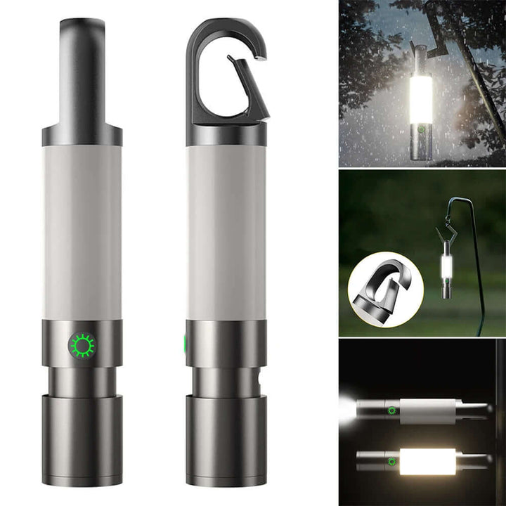 LED Taschenlampe, 1000 Lumen, 4 Modi, USB-C