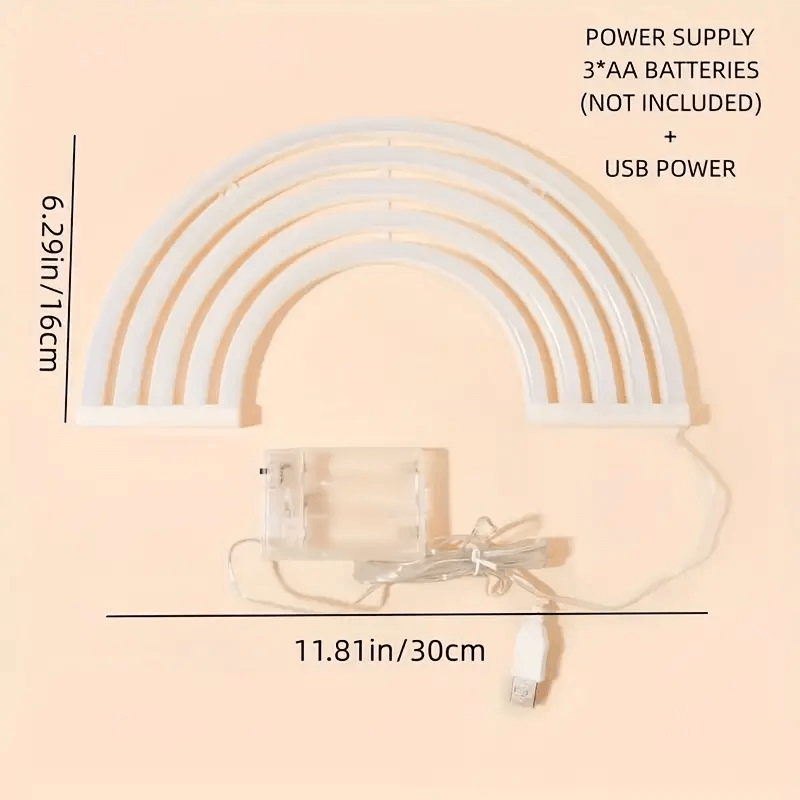 Regenbogen Nachtlicht Stimmungslampe LED Deko
