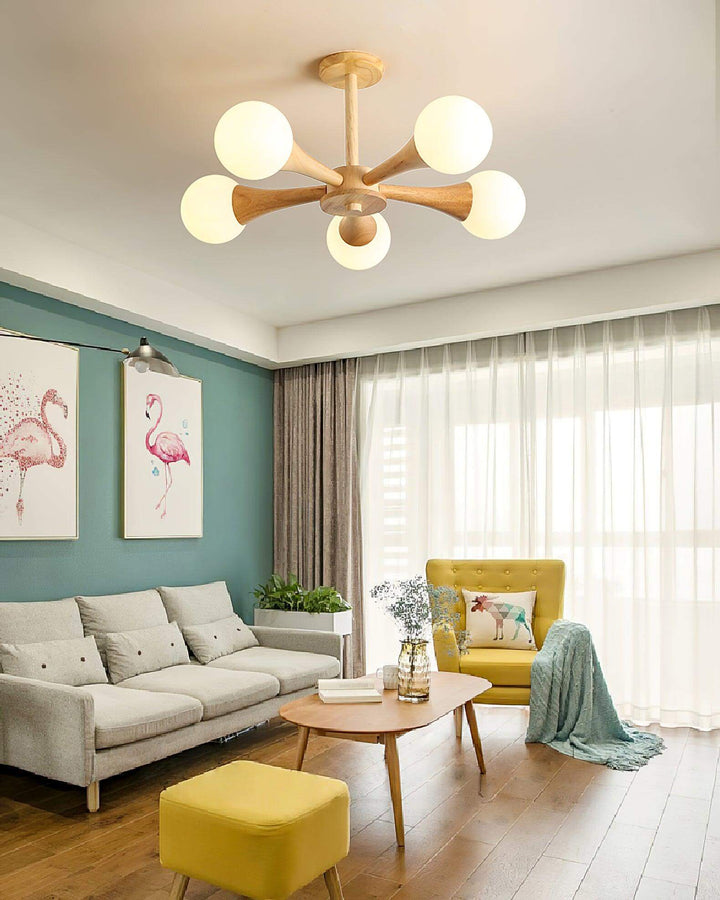 Holz Kronleuchter Deckenleuchte