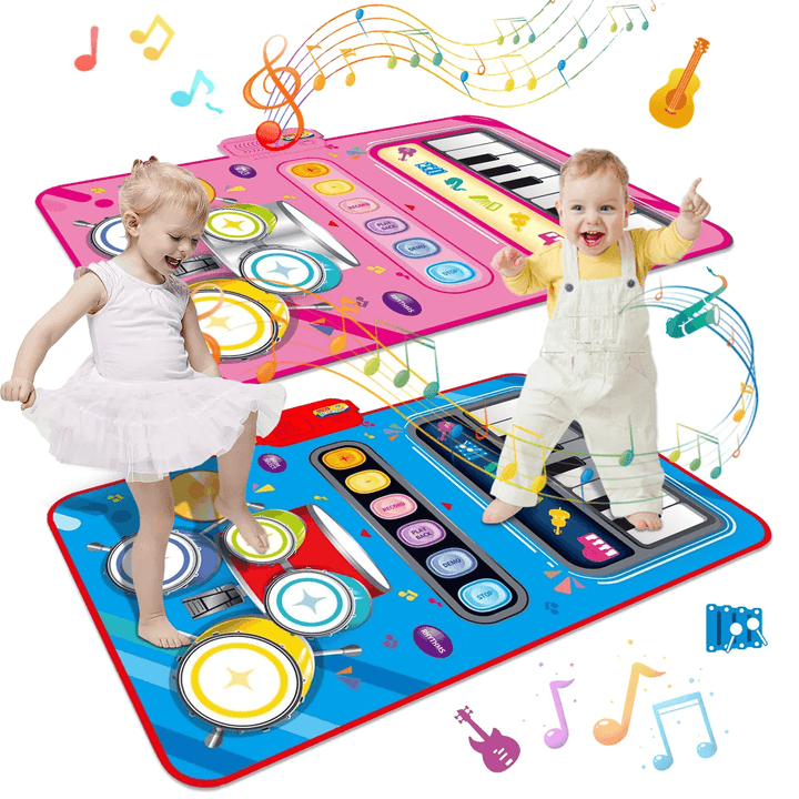 Kinder-Spielmatte mit Musik & Instrumenten