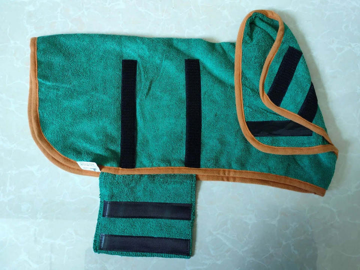 Kuscheliger Hunde-Bademantel - Schnelltrocknend