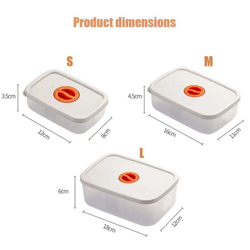 Frischhaltedosen mit Timerdeckel - Ideal für Mahlzeiten