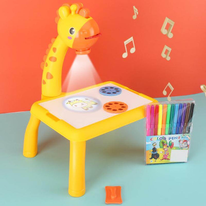 Kinder LED Zeichenprojektor mit Musik - Kreativ Set