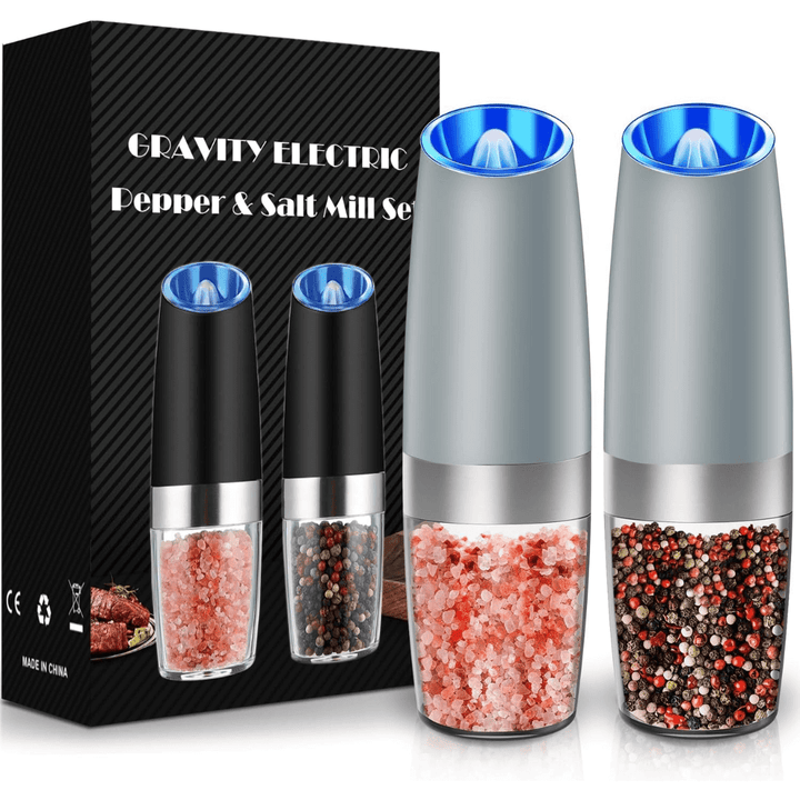Elektrische Pfeffermühle & Salzmühle Set - Wiederaufladbar
