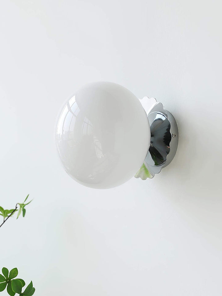 Moderne Rosa Glas Wandleuchte