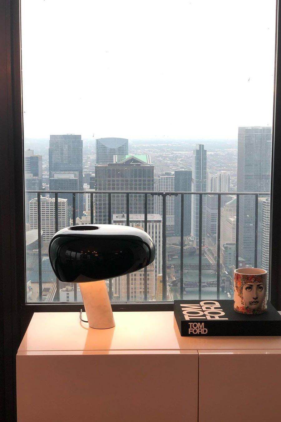 Designer Marmor Tischlampe