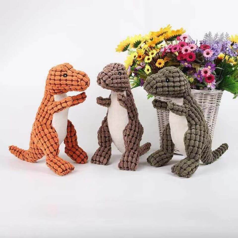 Plüschtier Dinosaurier für Hunde & Katzen