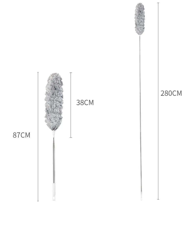Flexibler Staubentferner mit Teleskopstange