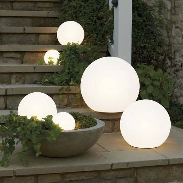 LED Kugellampe Gartenlampe Außen