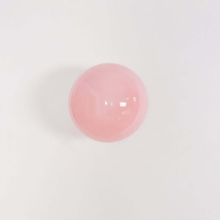 Moderne Rosa Glas Wandleuchte
