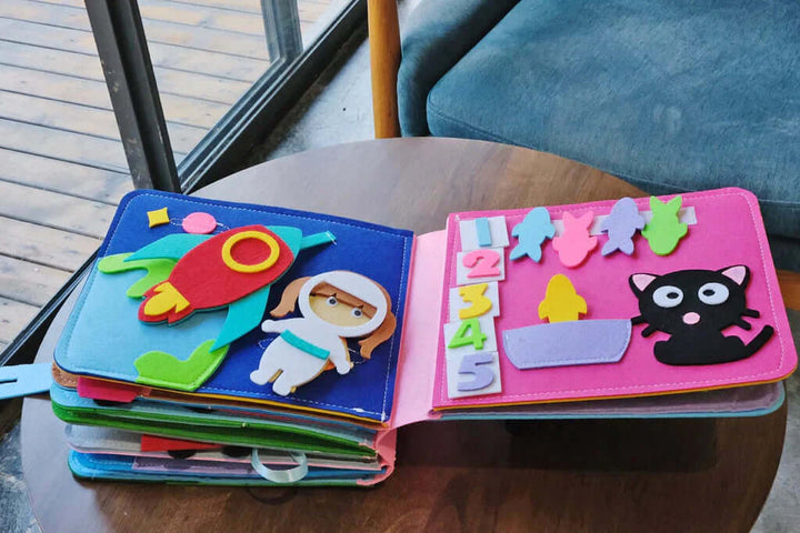 Montessori Filz-Bilderbuch - Abenteuer & Kreativität