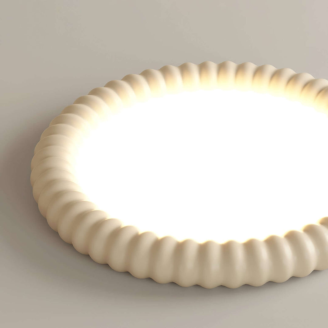 Moderne LED Deckenleuchte - Wellen-Design