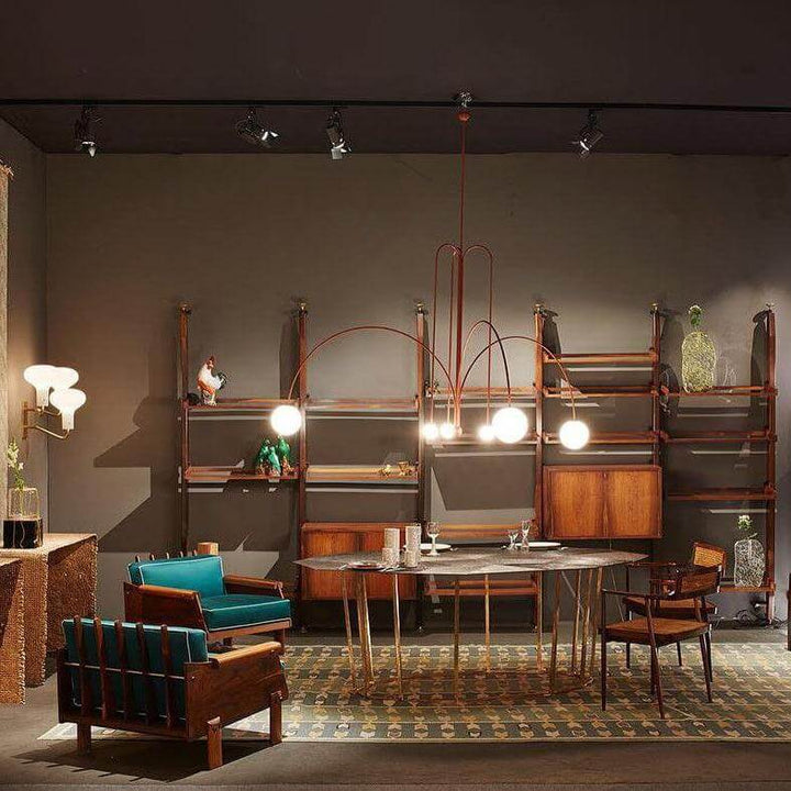 Elegante Pendelleuchte Glas & Metall