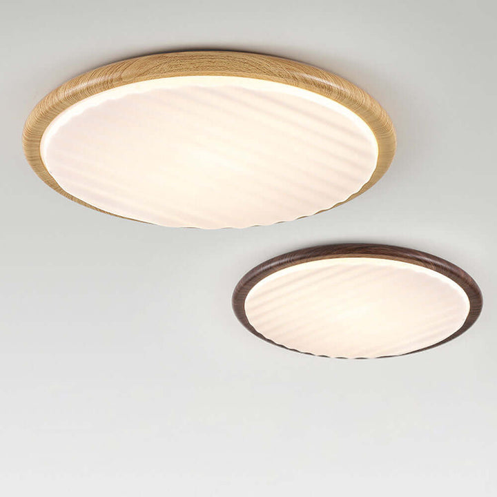 LED Deckenleuchte Holzoptik Schlafzimmer