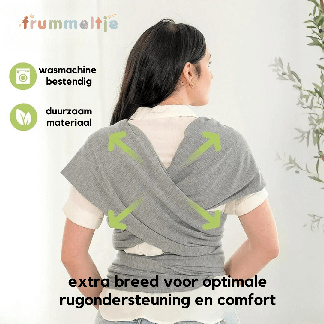 Ergonomische Babytrage mit Rückenunterstützung