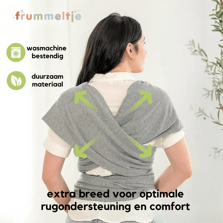 Ergonomische Babytrage mit Rückenunterstützung