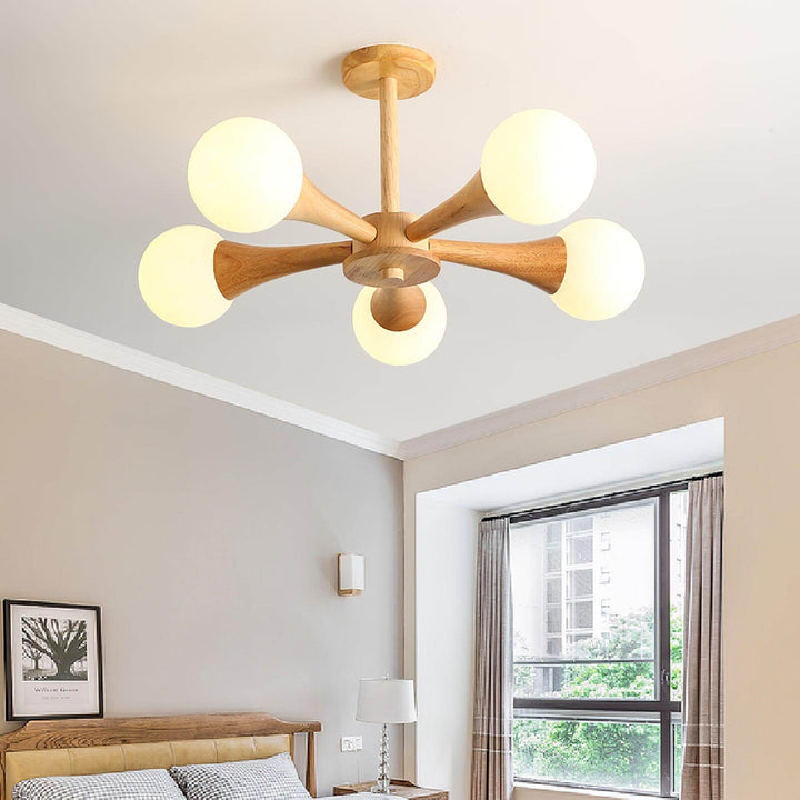 Holz Kronleuchter Deckenleuchte