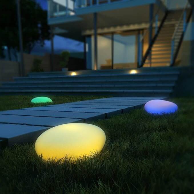 LED Gartenleuchte, Solar, Außen