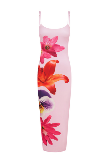 Effortless style with this women's floral boho maxi dress, a long printed dress for spring & summer.