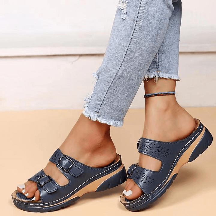 Orthopädische Damen-Sandalen mit Stützfunktion