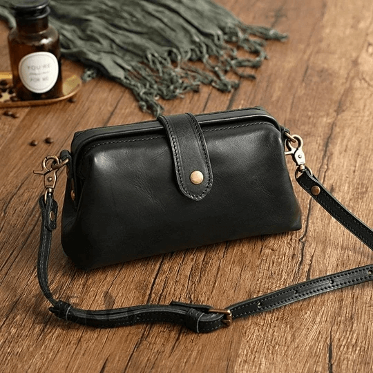 Retro Handtasche aus Echtleder