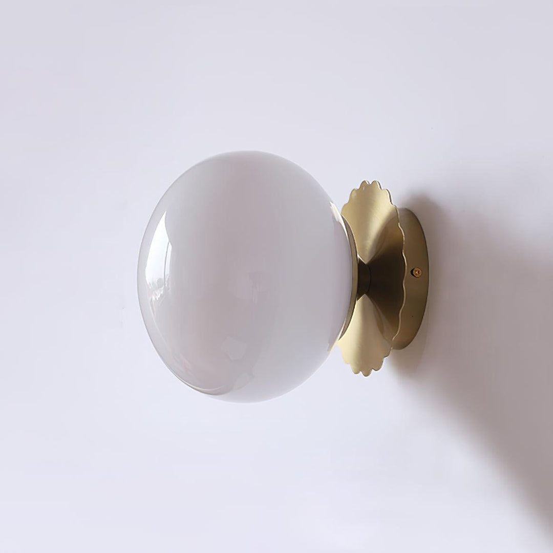 Moderne Rosa Glas Wandleuchte