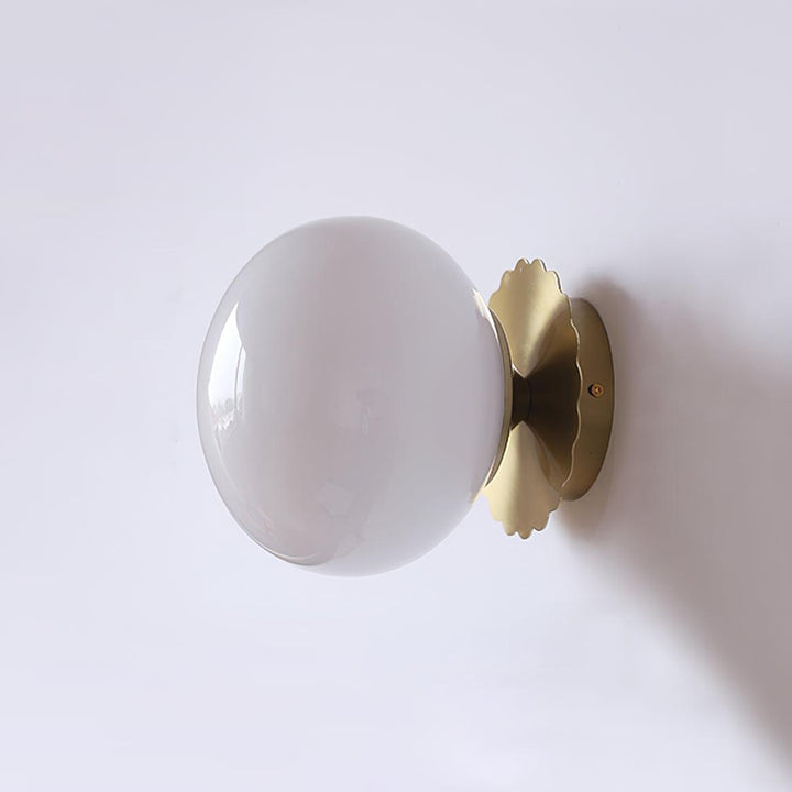 Moderne Rosa Glas Wandleuchte