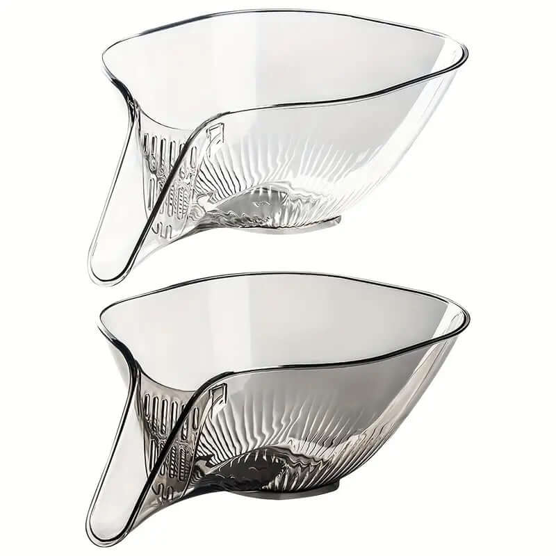 Küchensieb: Obst-Gemüse-Abtropfsieb mit ergonomischem Design