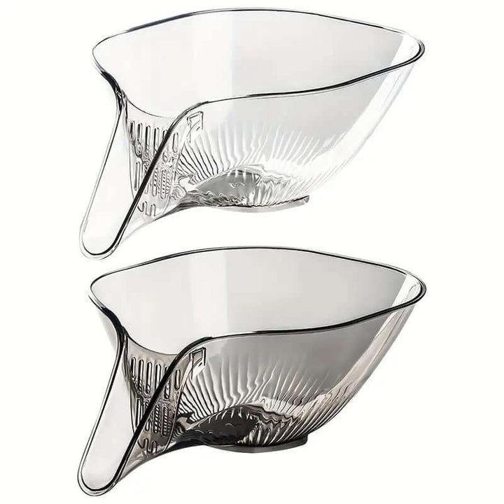 Küchensieb: Obst-Gemüse-Abtropfsieb mit ergonomischem Design