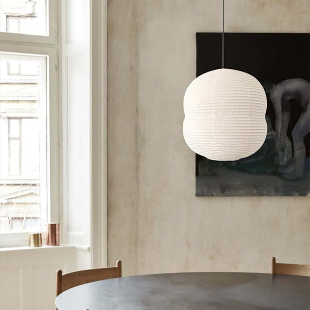 Mini Pendelleuchte aus Washi-Papier