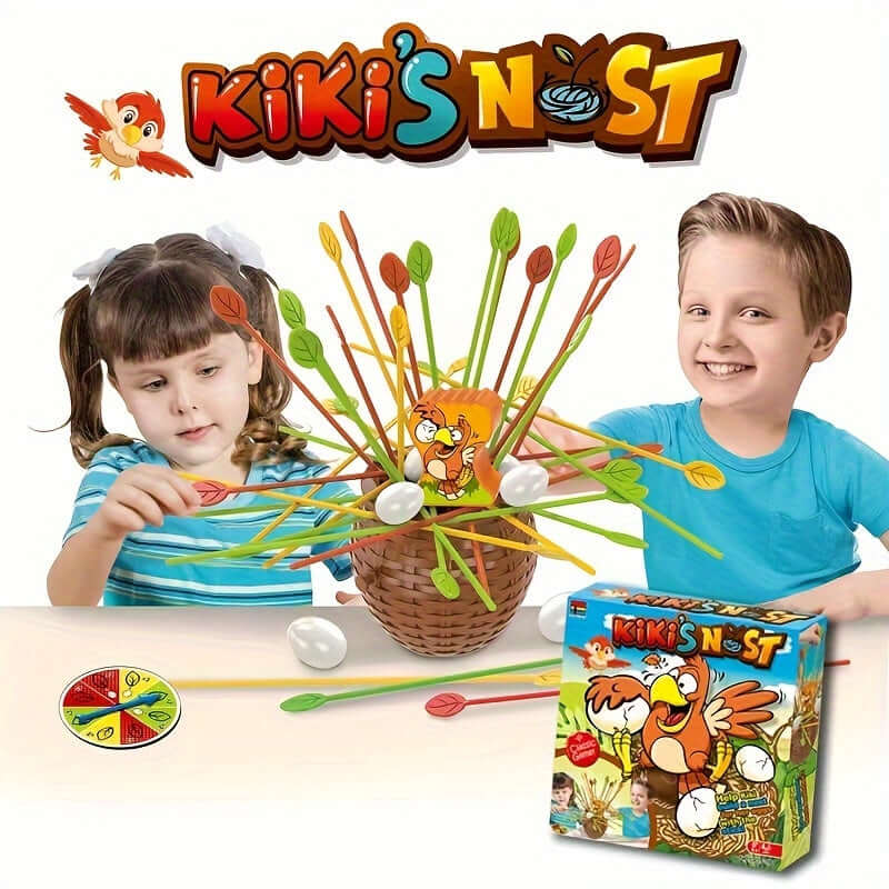 Kinder Strategie Brettspiel - Nestbau-Spaß