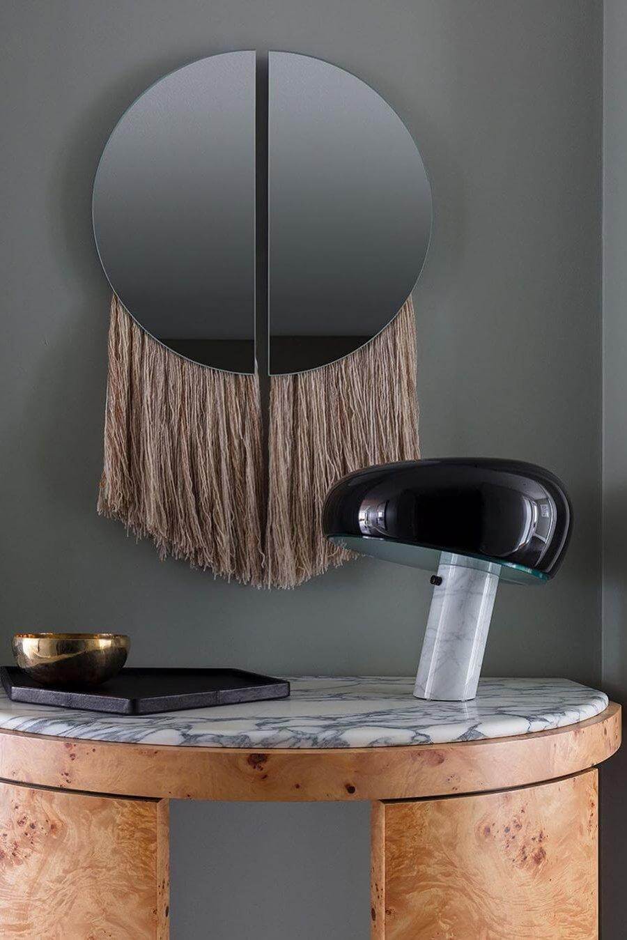 Designer Marmor Tischlampe