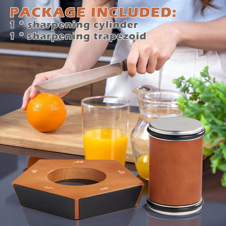 Manueller Diamant-Messerschärfer mit Winkelstütze